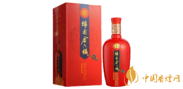 綿柔金六福紅瓷50度價格表圖及口感評測