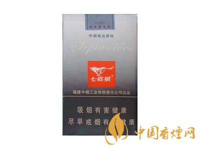 七匹狼軟灰價格及圖片表2025 軟灰七匹狼香煙多少錢一包